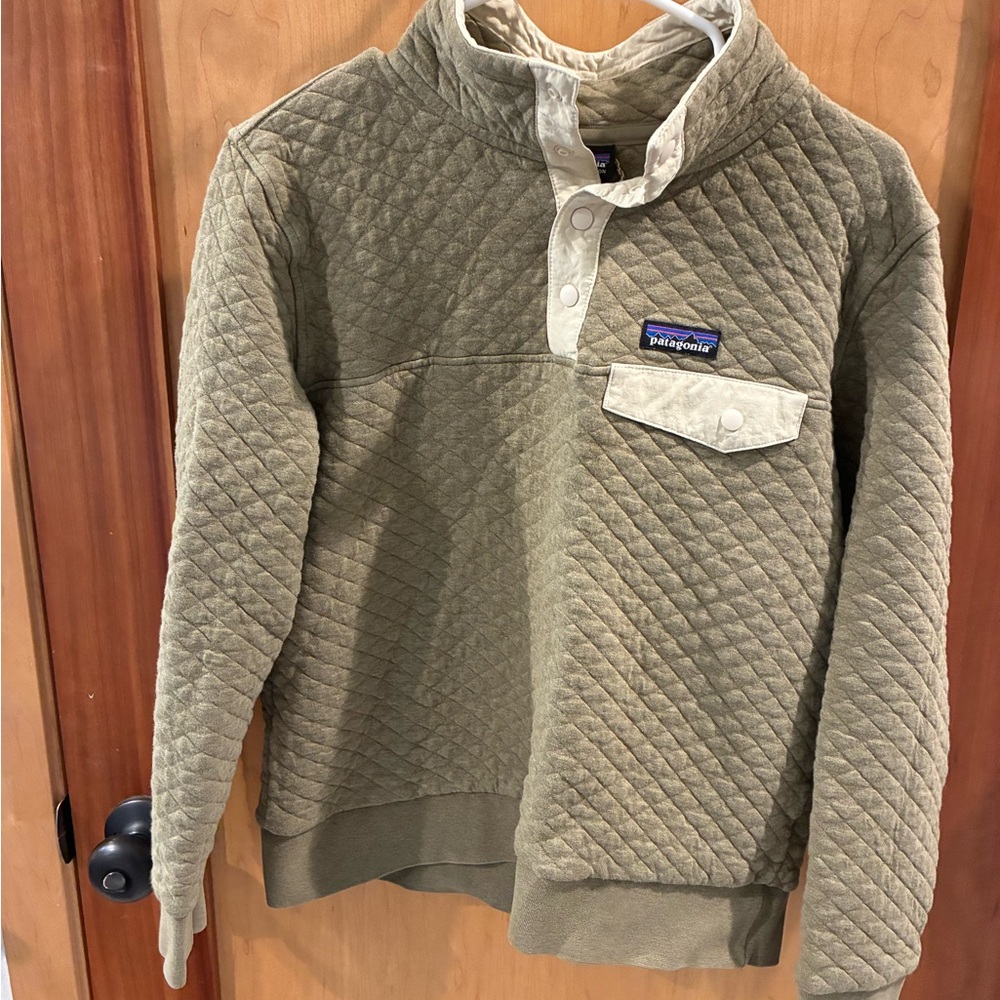 Patagonia Sage Quilted Snap Pullover